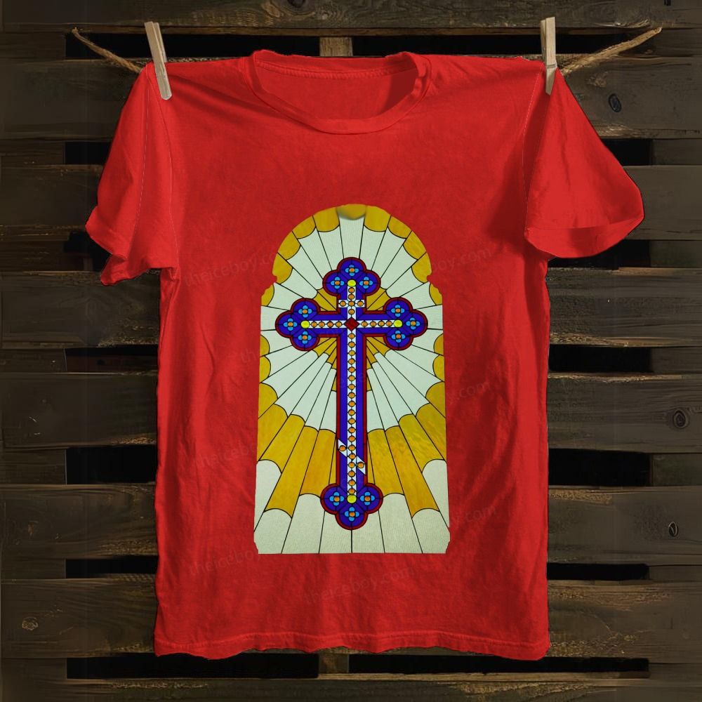 Christian Cross cotton T-shirt