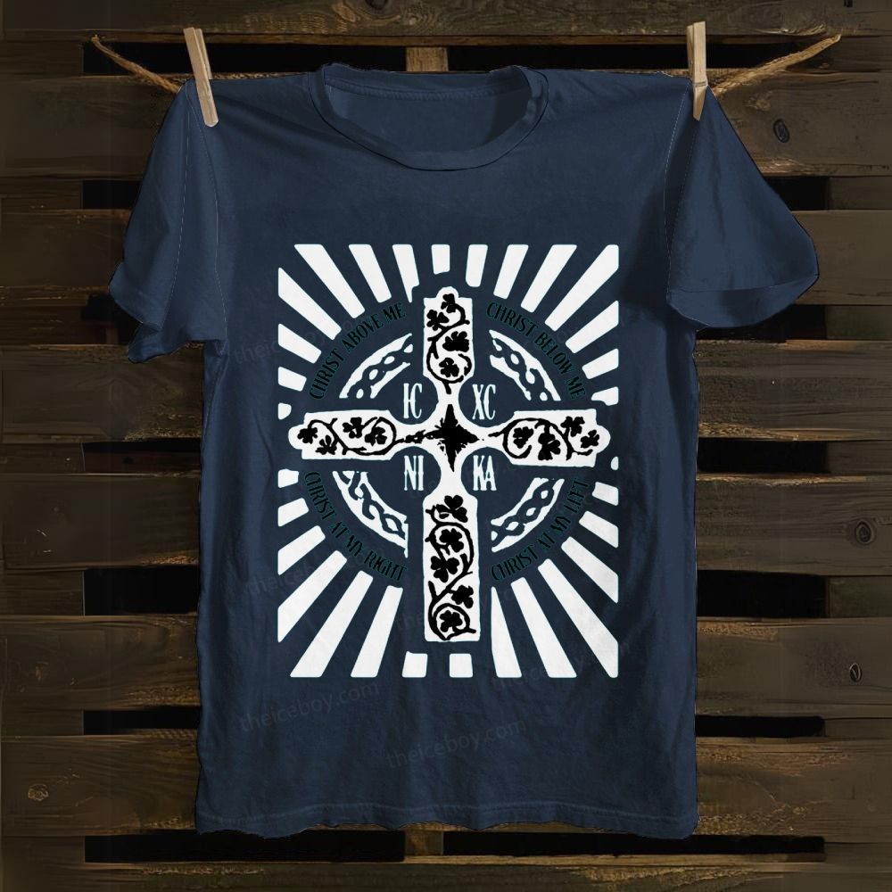 Christian Cross Symbol cotton T-shirt