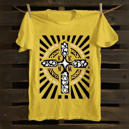 Christian Cross Symbol cotton T-shirt