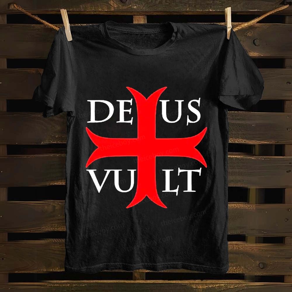 Deus Vult cotton T-shirt