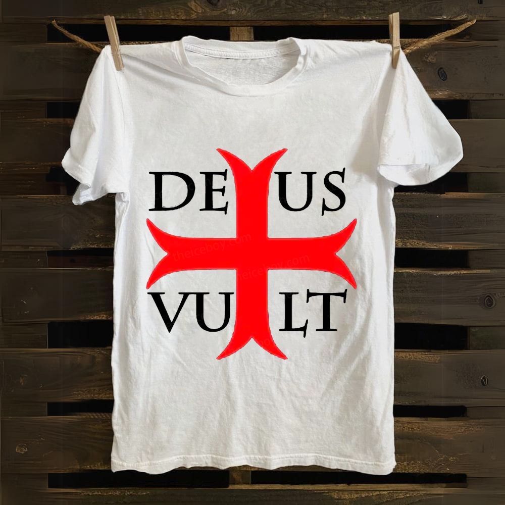 Deus Vult cotton T-shirt
