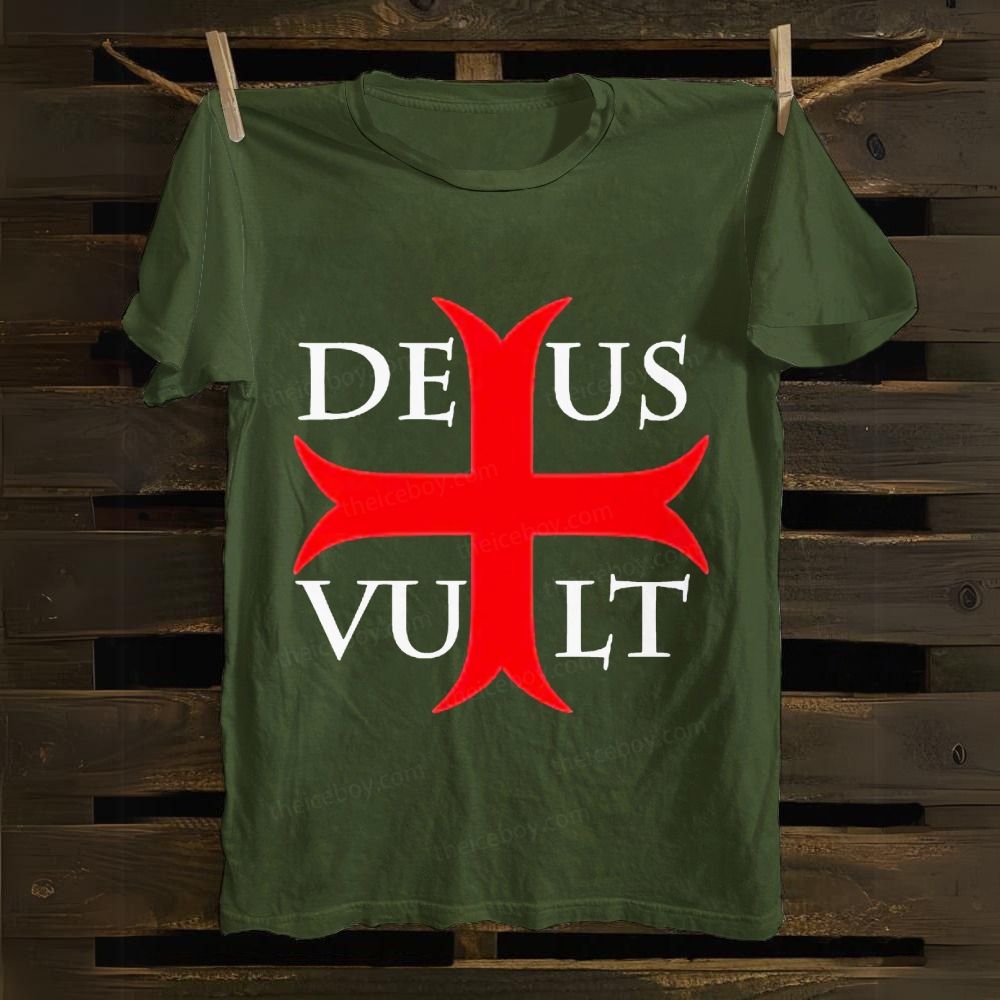 Deus Vult cotton T-shirt