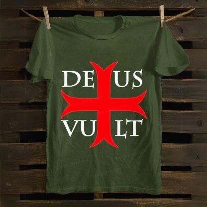 Deus Vult cotton T-shirt
