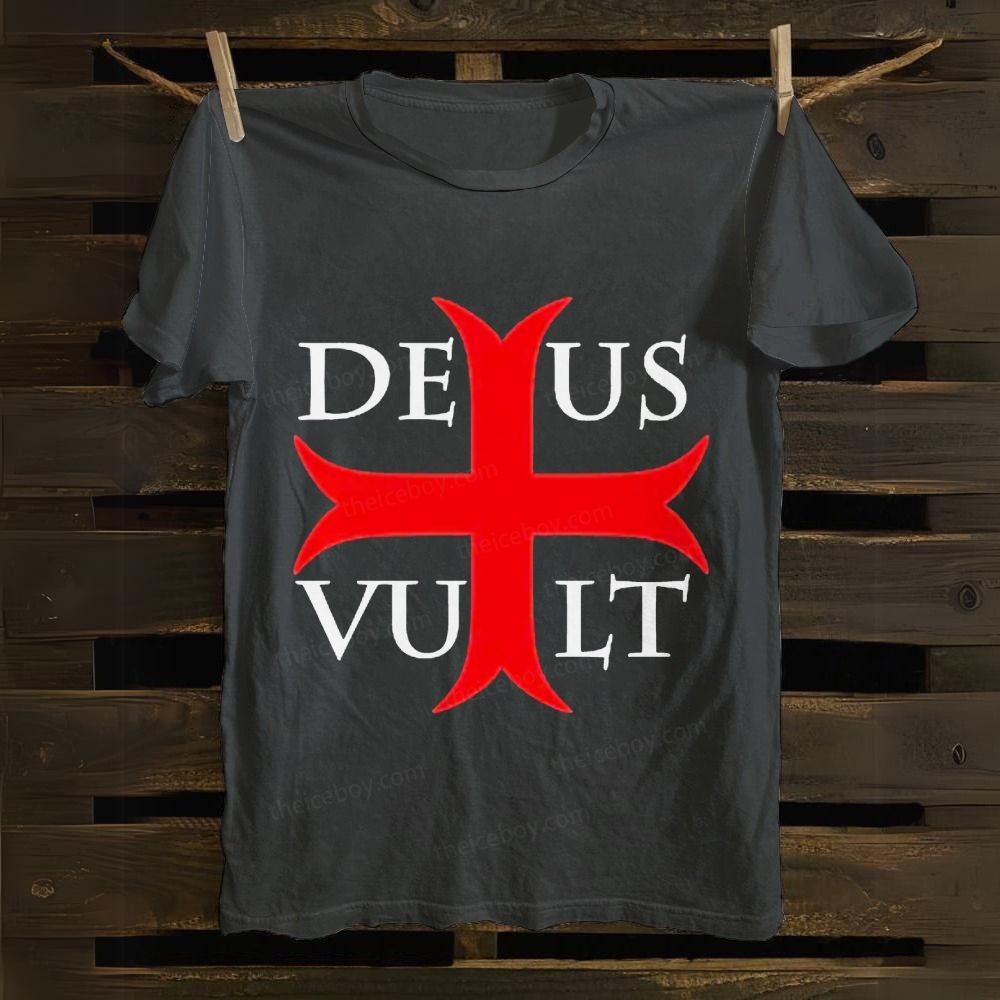 Deus Vult cotton T-shirt