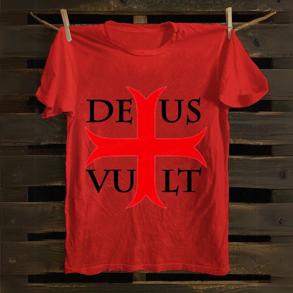 Deus Vult cotton T-shirt