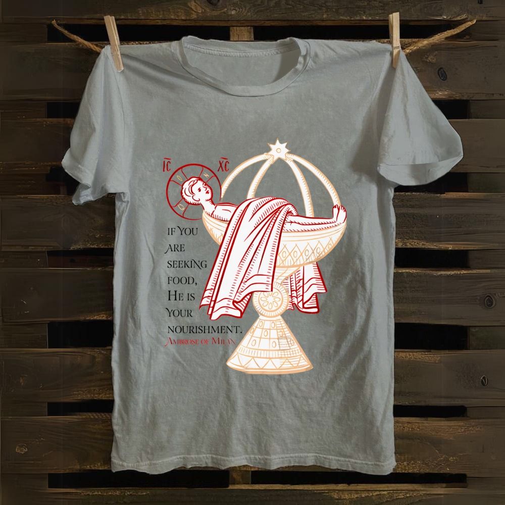 If You Are Seeking Food He Is Your Nourishment cotton T-shirt