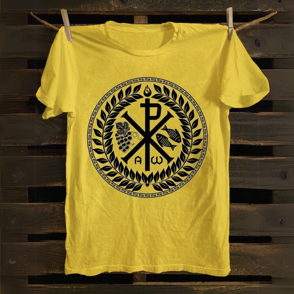 Monogram of Jesus Christ Chrismon Magnet Cotton T-shirt