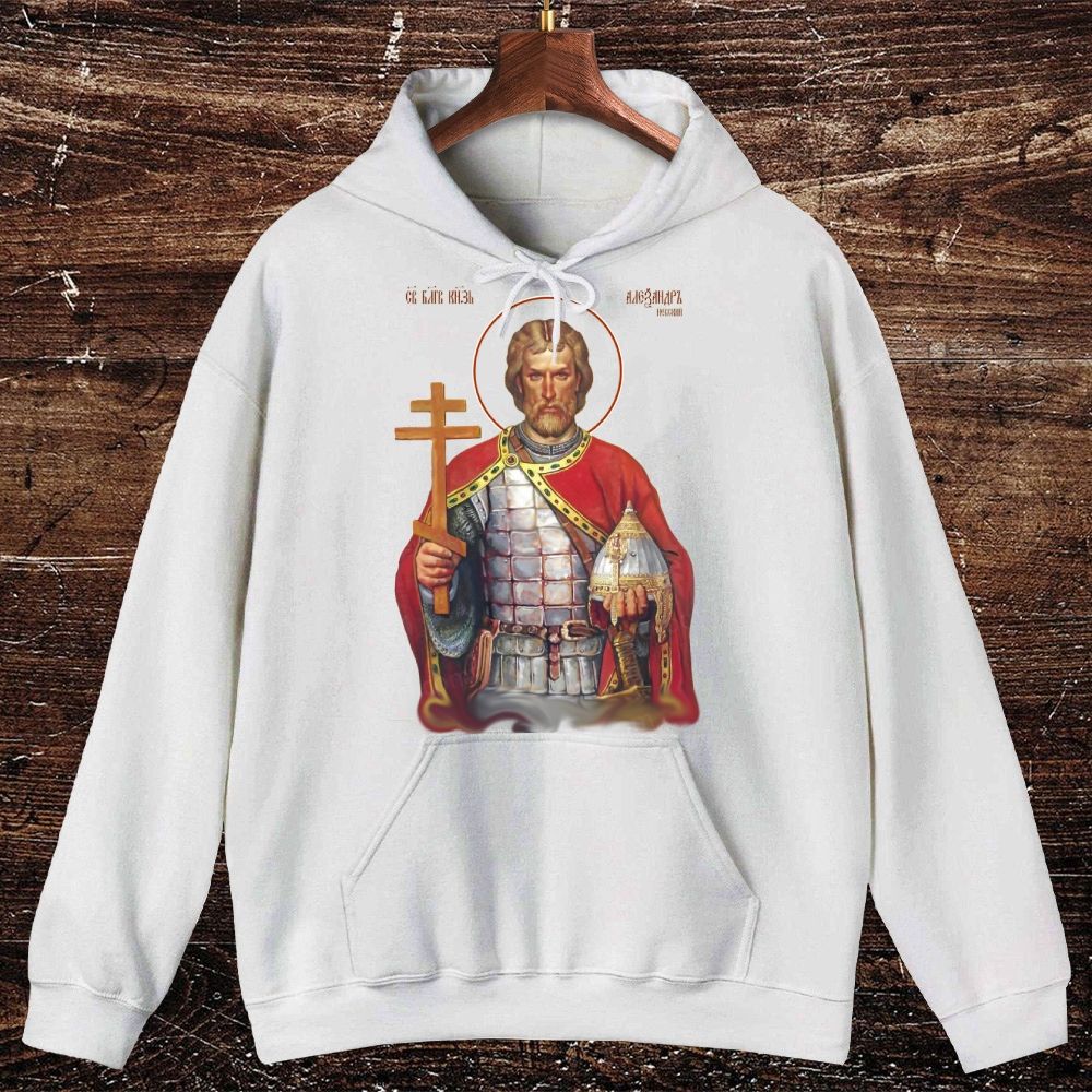 Alexander Nevsky Oversized Cotton Hoodies