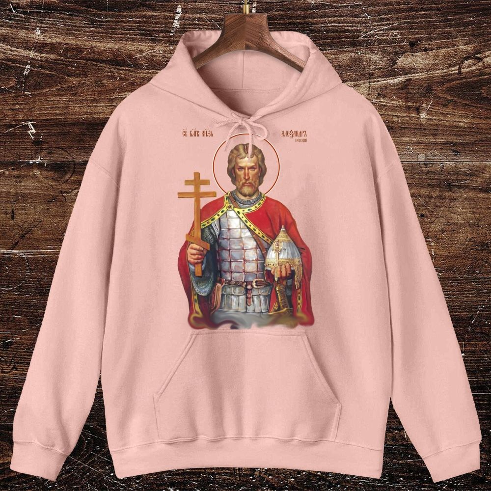 Alexander Nevsky Oversized Cotton Hoodies