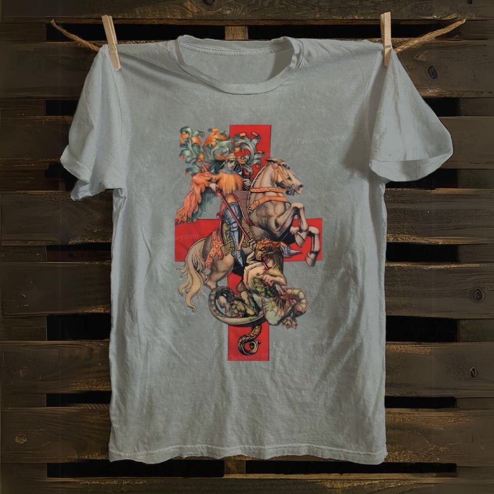 Saint George The Holy Warrior Cotton T-shirt