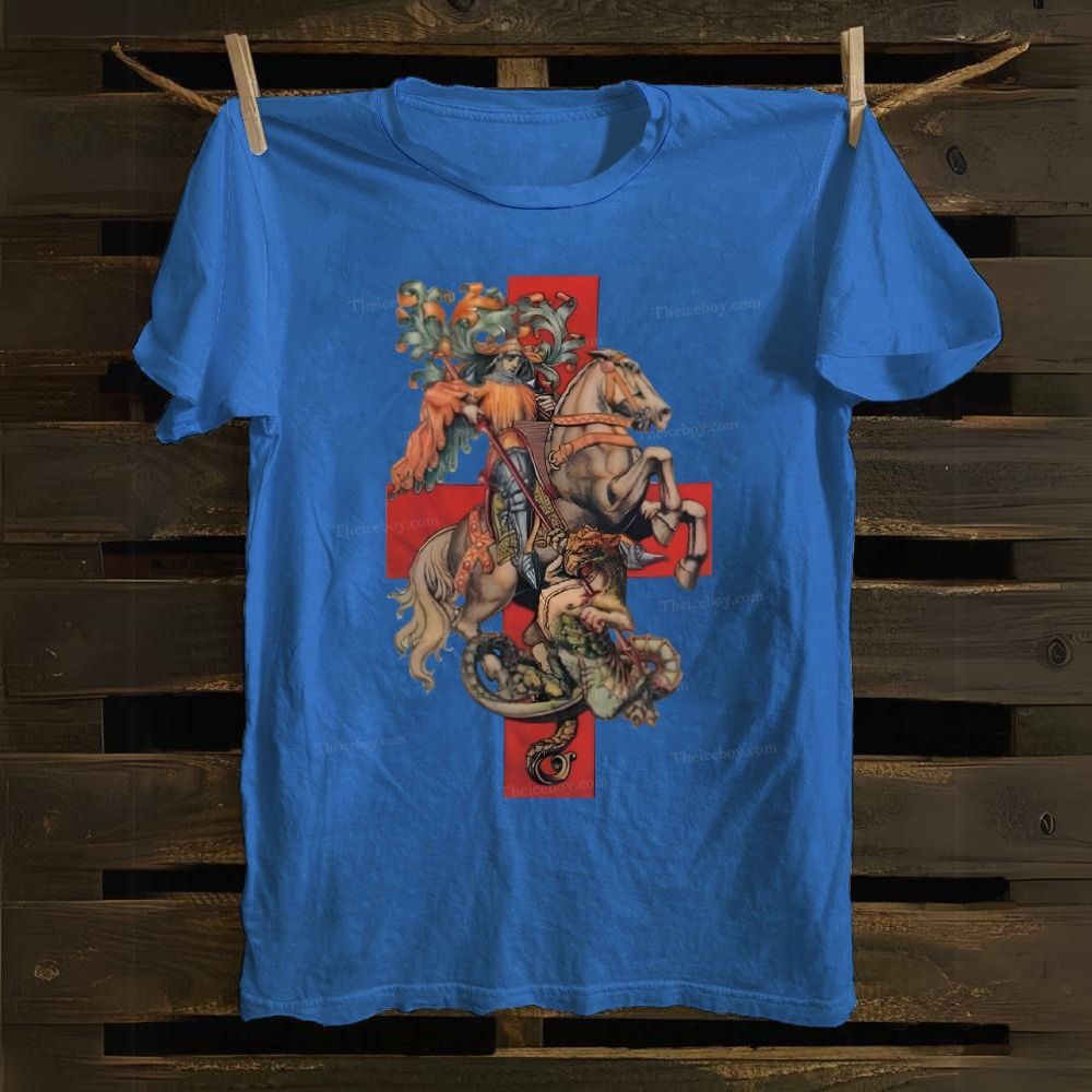 Saint George The Holy Warrior Cotton T-shirt