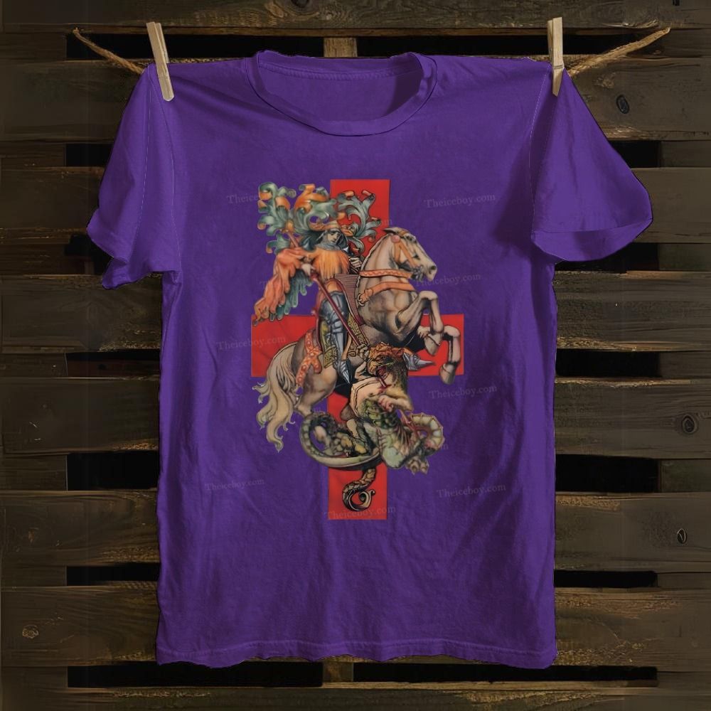 Saint George The Holy Warrior Cotton T-shirt