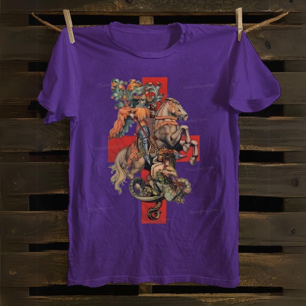 Saint George The Holy Warrior Cotton T-shirt