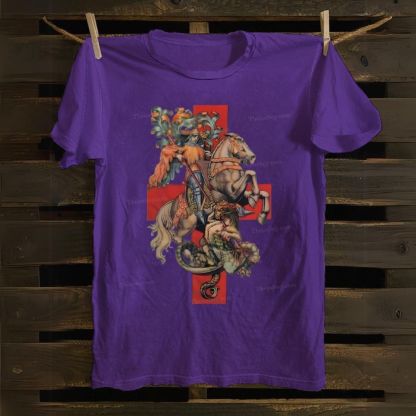 Saint George The Holy Warrior Cotton T-shirt