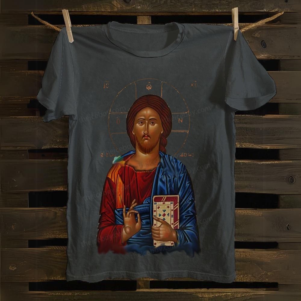 Christ Jesus Victory cotton T-shirt