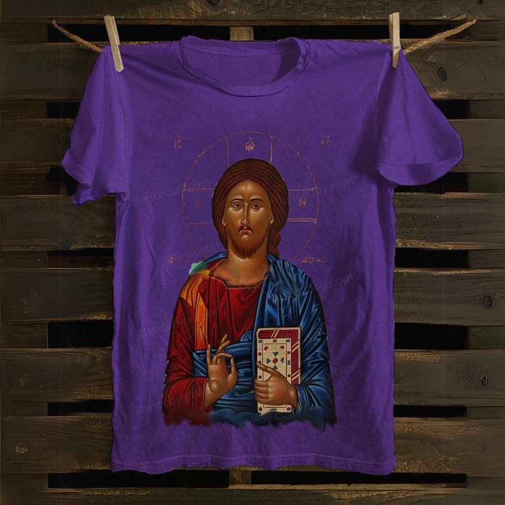 Christ Jesus Victory cotton T-shirt