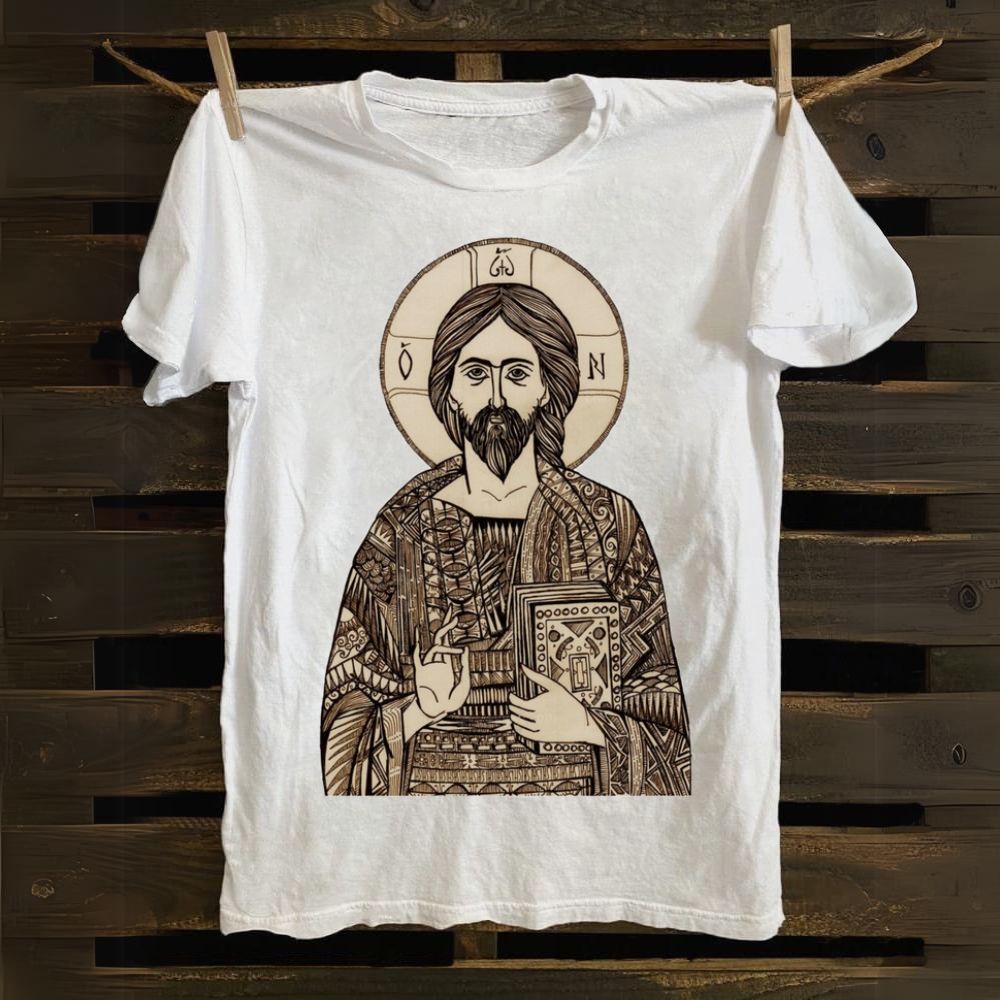 Christ Pantocrator Cotton T-shirt