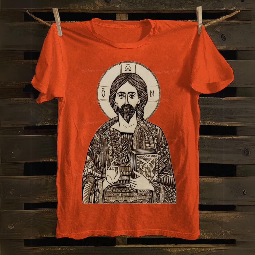 Christ Pantocrator Cotton T-shirt