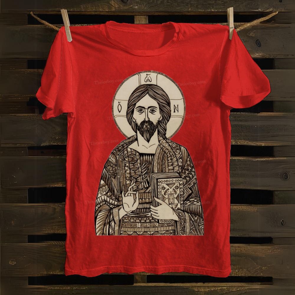 Christ Pantocrator Cotton T-shirt