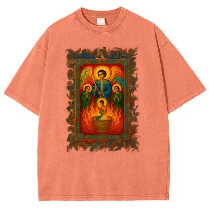 Holy Water Bath Snowflake Vintage Cotton T-Shirt