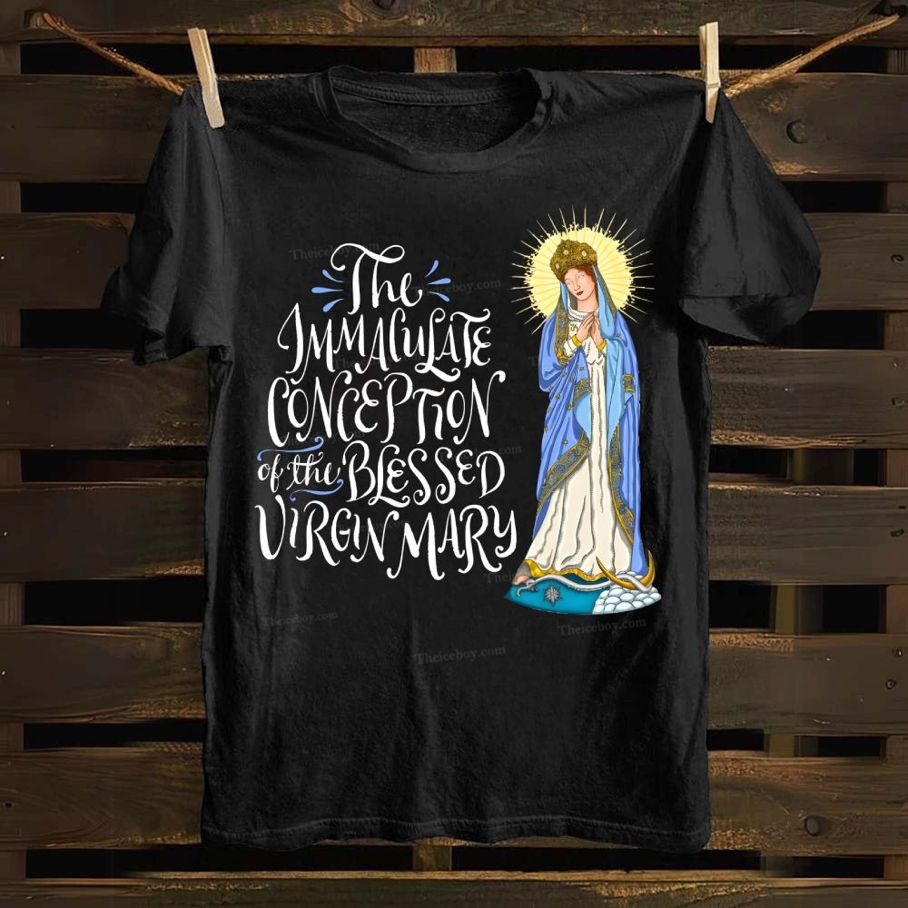 The Immaculate Conception of the Blessed Virgin Mary Cotton T-shirt