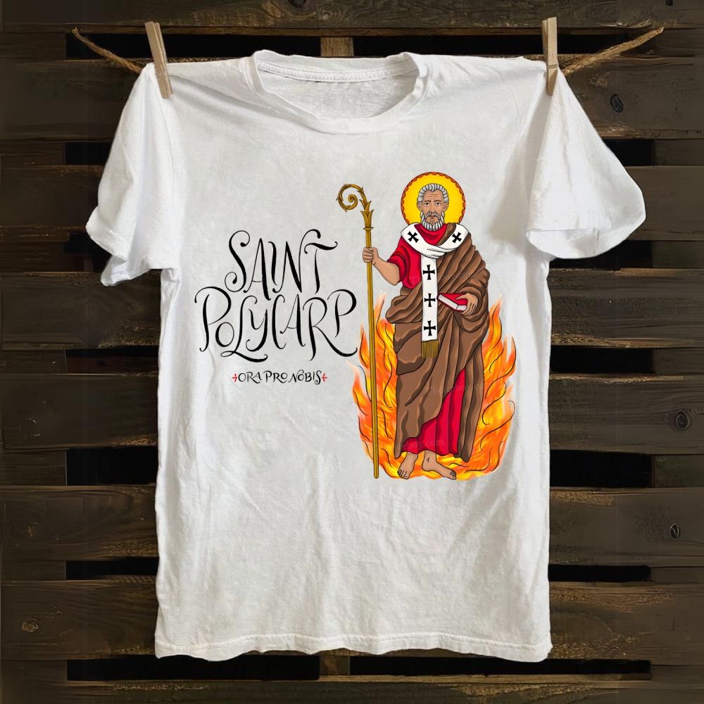 Saint Polycarp Cotton T-shirt