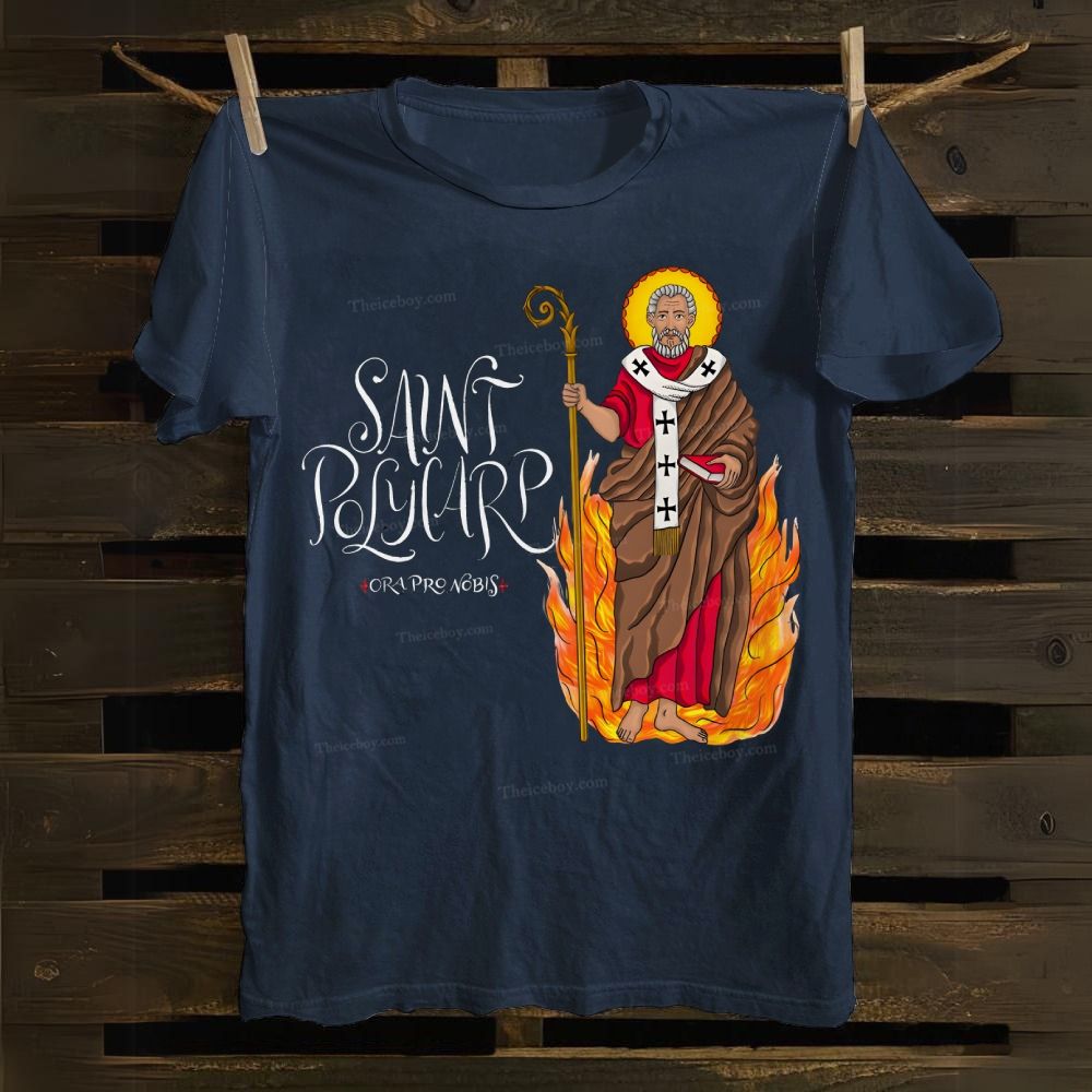 Saint Polycarp Cotton T-shirt