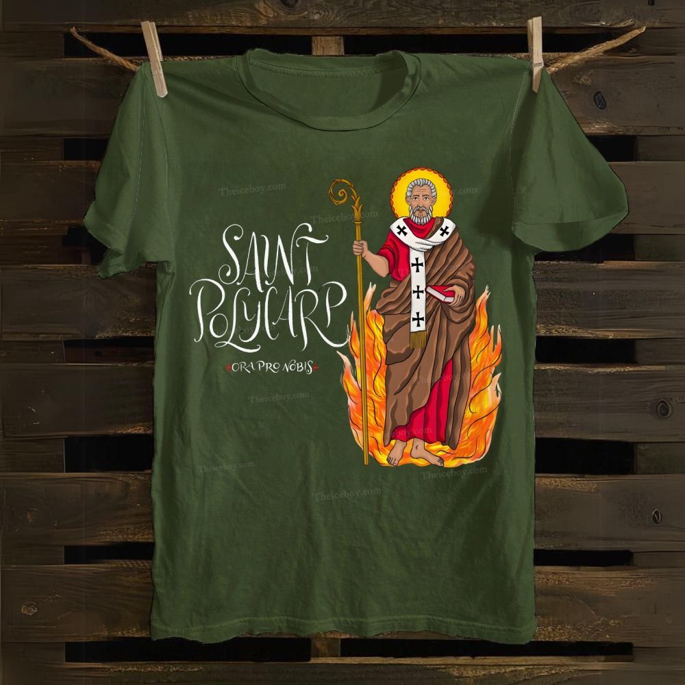 Saint Polycarp Cotton T-shirt