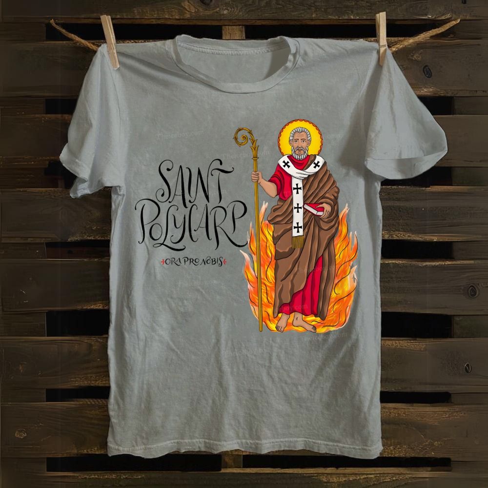 Saint Polycarp Cotton T-shirt