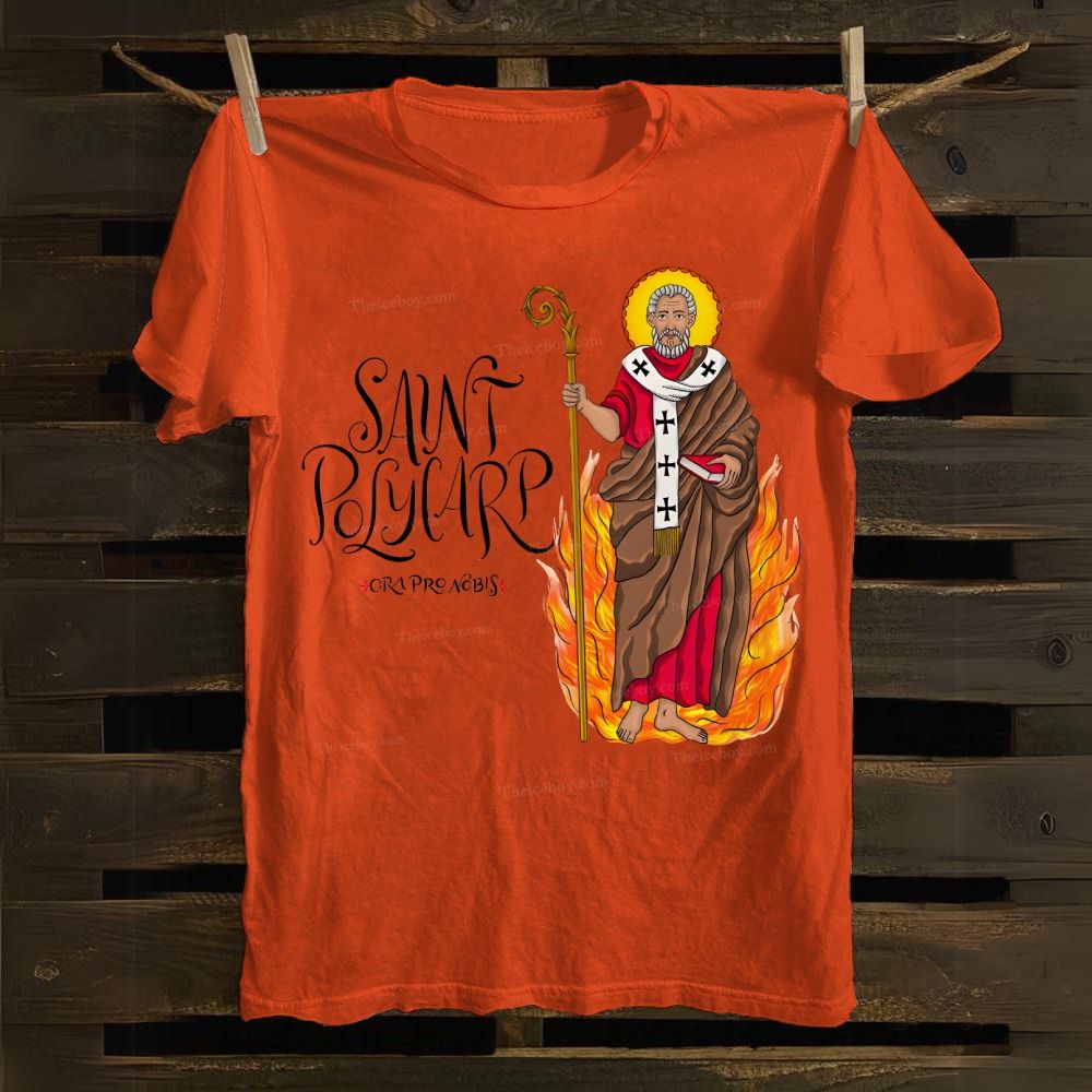 Saint Polycarp Cotton T-shirt