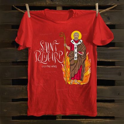 Saint Polycarp Cotton T-shirt