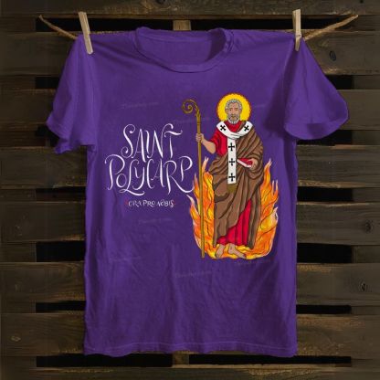 Saint Polycarp Cotton T-shirt