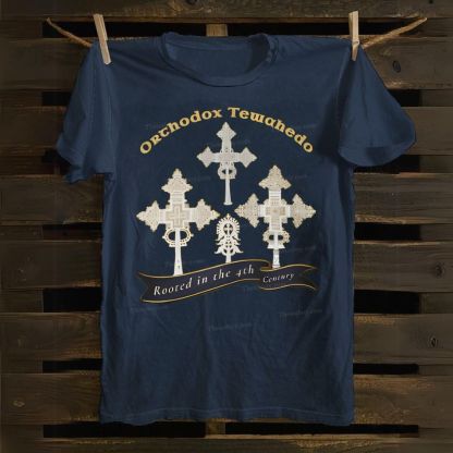 Orthodox Tewahedo Christian Cross Cotton T-shirt