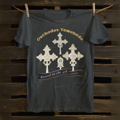 Orthodox Tewahedo Christian Cross Cotton T-shirt