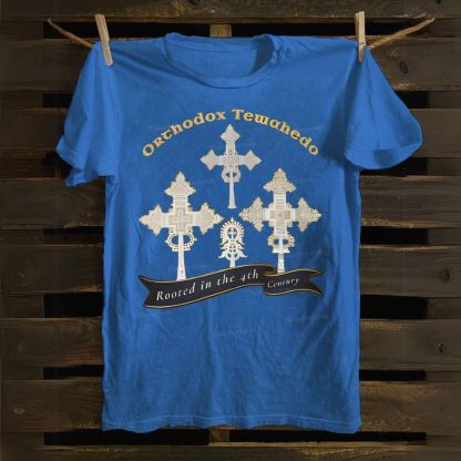 Orthodox Tewahedo Christian Cross Cotton T-shirt