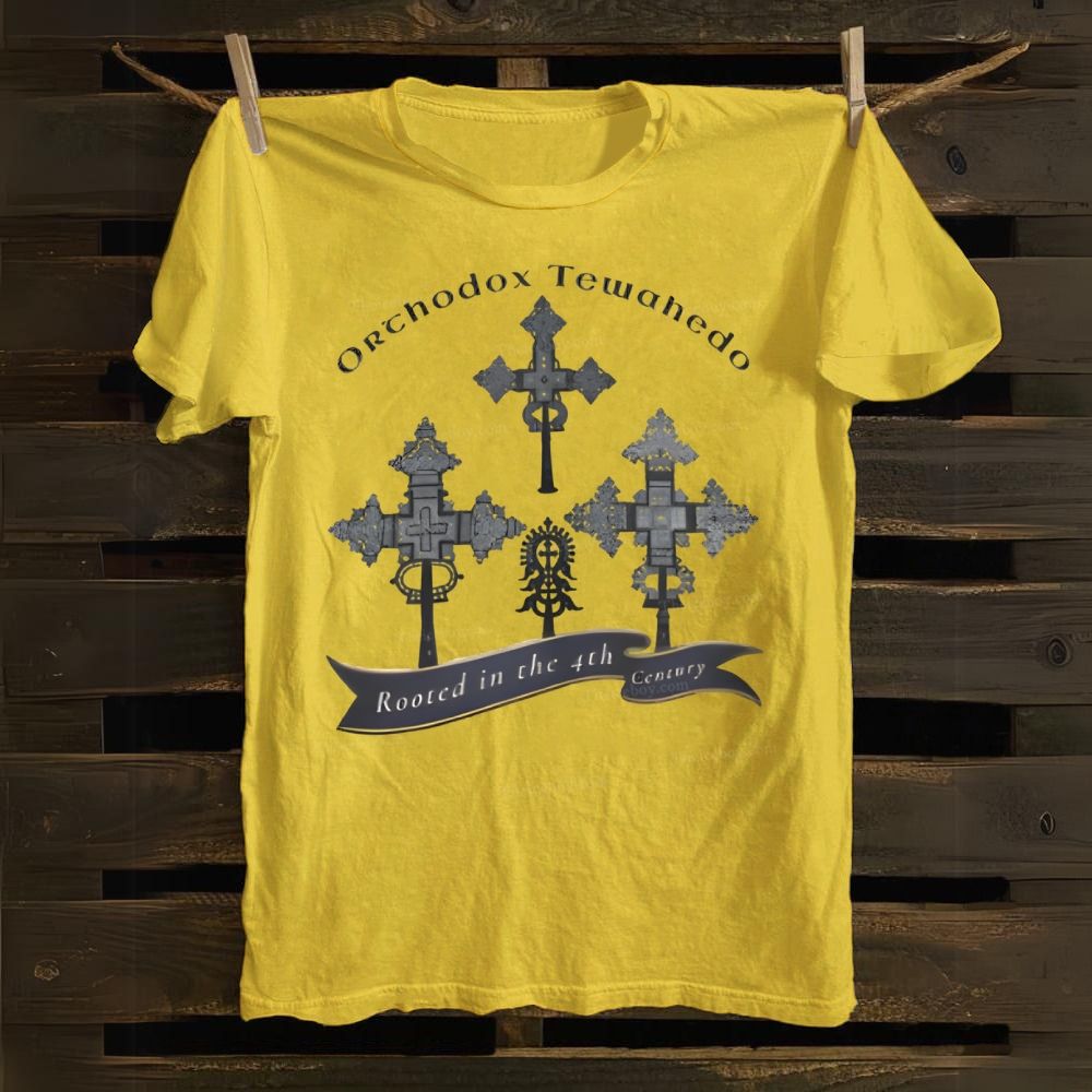 Orthodox Tewahedo Christian Cross Cotton T-shirt