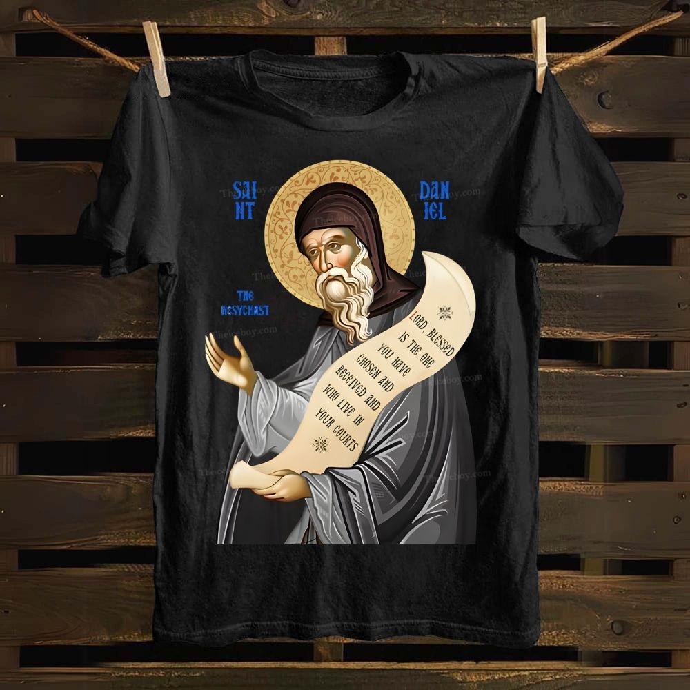 ST Daniel The Hesychast Cotton T-shirt