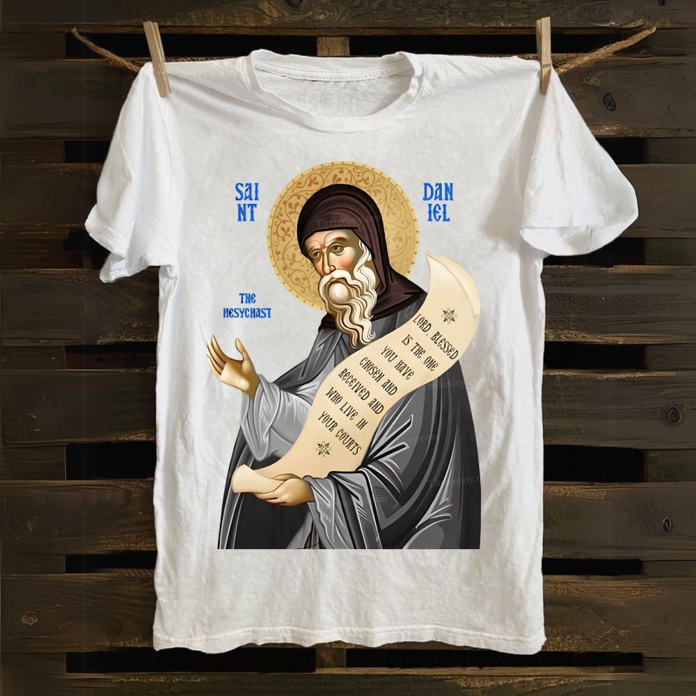 ST Daniel The Hesychast Cotton T-shirt