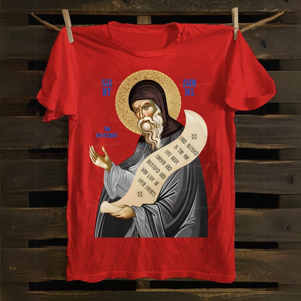 ST Daniel The Hesychast Cotton T-shirt