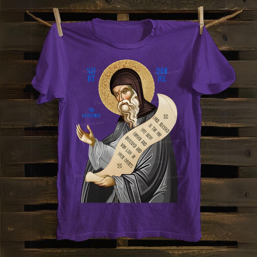 ST Daniel The Hesychast Cotton T-shirt