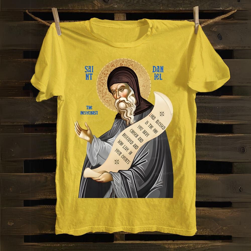 ST Daniel The Hesychast Cotton T-shirt