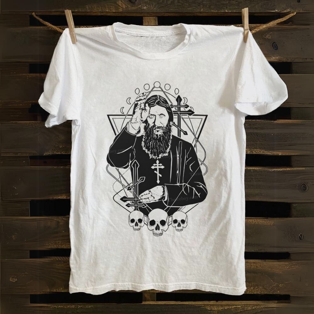 Orthodox Church Grigori Yefimovich Rasputin Cotton T-shirt