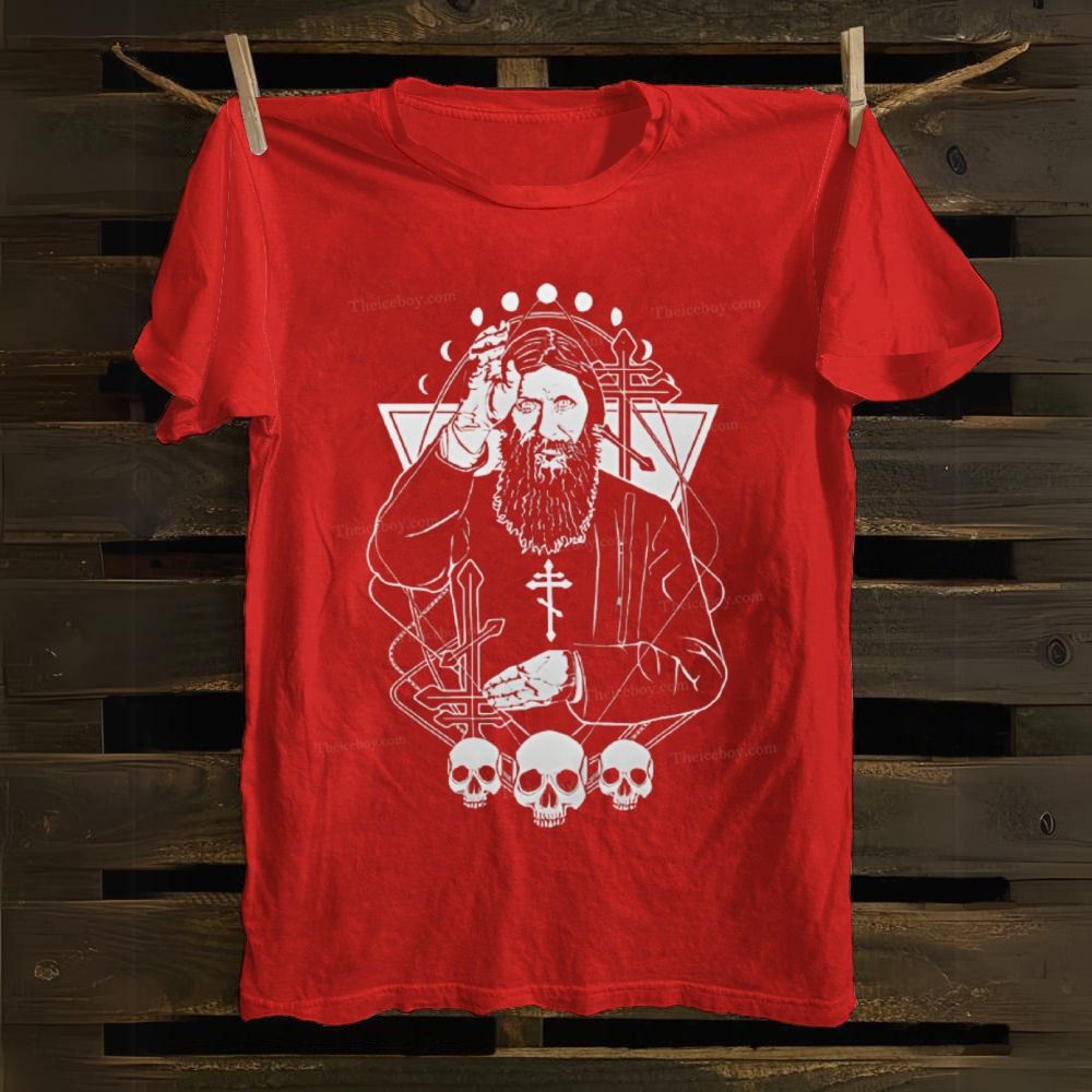 Orthodox Church Grigori Yefimovich Rasputin Cotton T-shirt