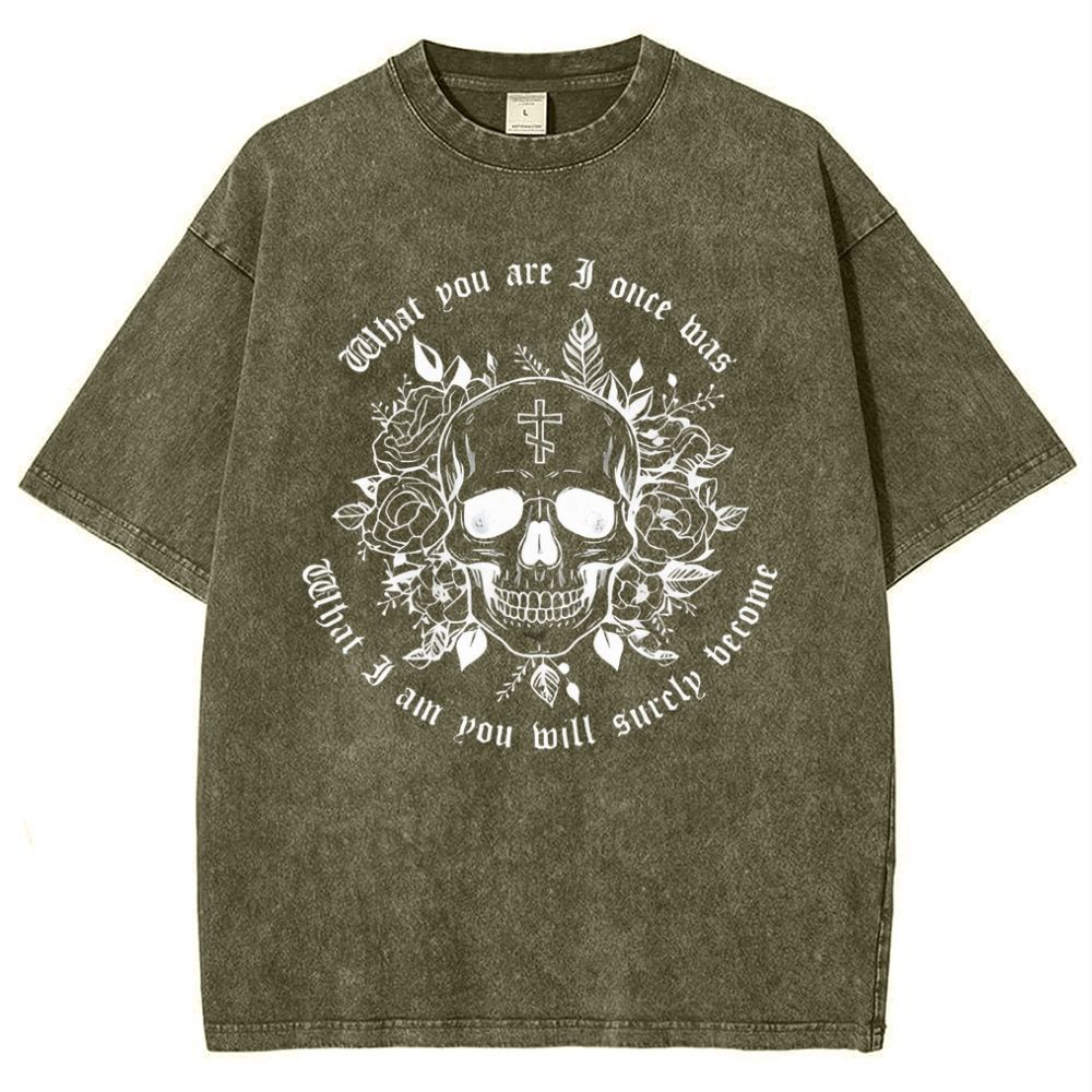Orthodox Remember Death Snowflake Vintage Cotton T-Shirt