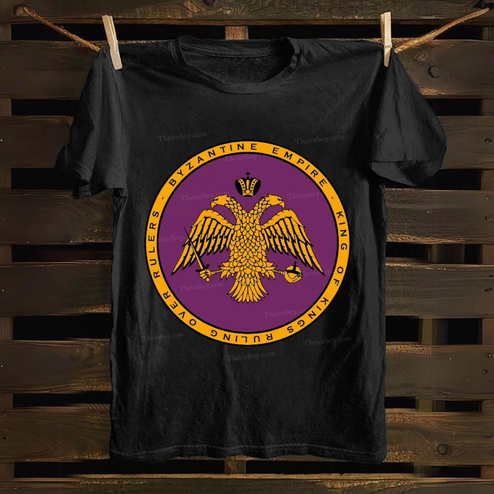 Byzantine Empire Double-Headed Eagle Cotton T-shirt