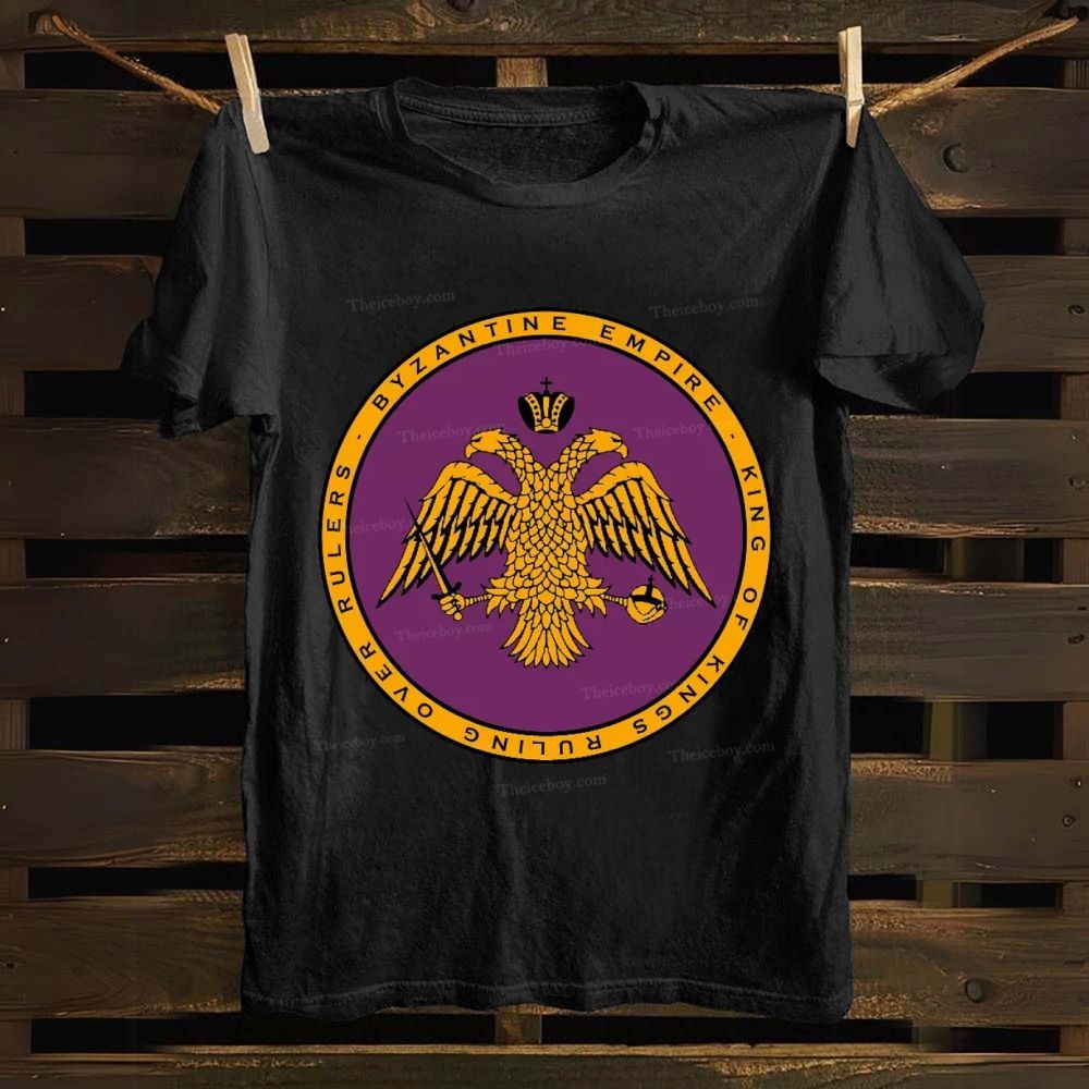 Byzantine Empire Double-Headed Eagle Cotton T-shirt