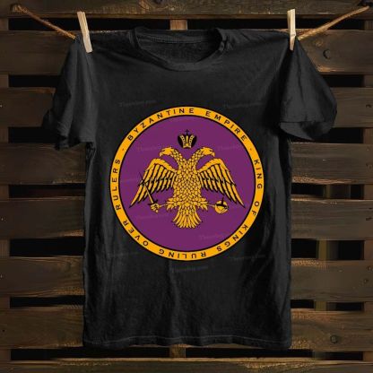 Byzantine Empire Double-Headed Eagle Cotton T-shirt
