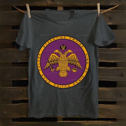 Byzantine Empire Double-Headed Eagle Cotton T-shirt