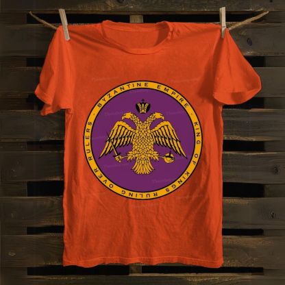 Byzantine Empire Double-Headed Eagle Cotton T-shirt