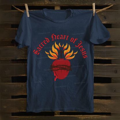 Sacred Heart of Jesus Cotton T-shirt